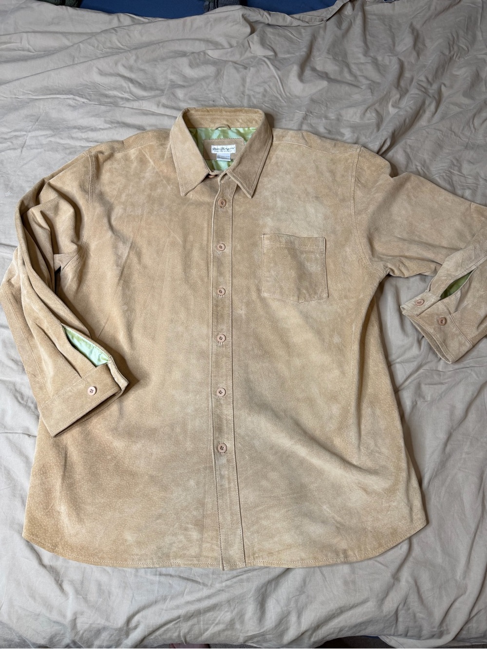 Norm Thompson Women’s XXL Leather Jacket Shacket Western Rodeo